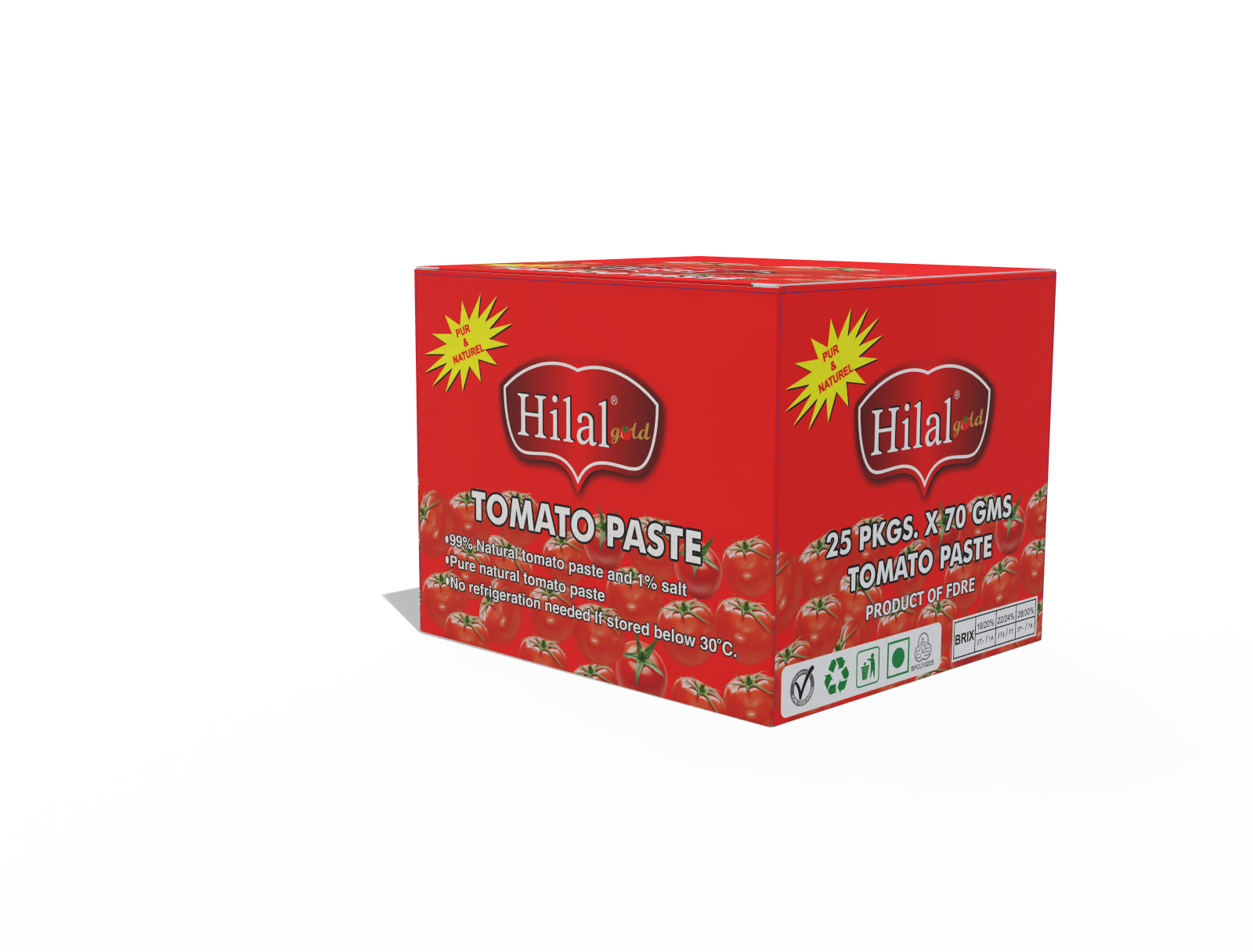 Food & beverage packaging sample